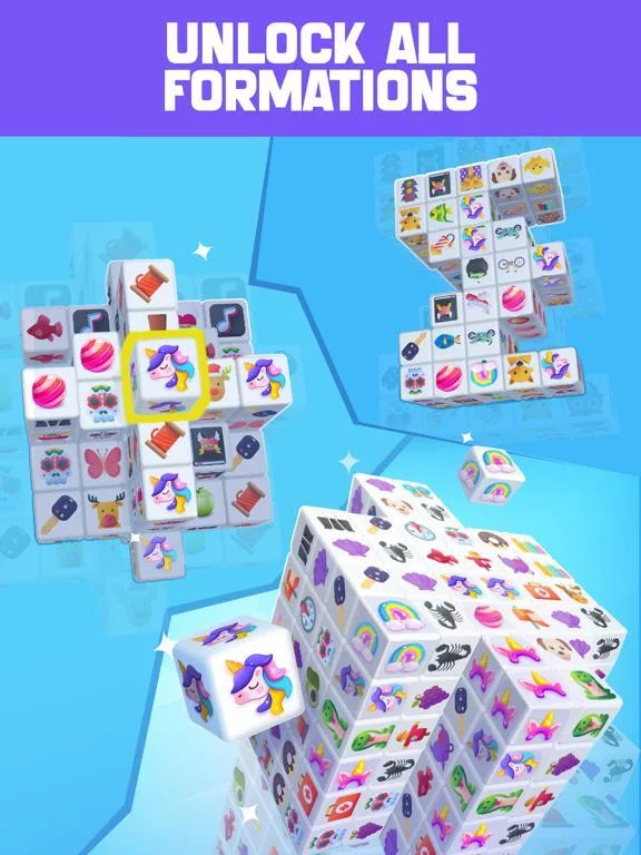 Изображение игры: Cube Match 3D: Tile Games