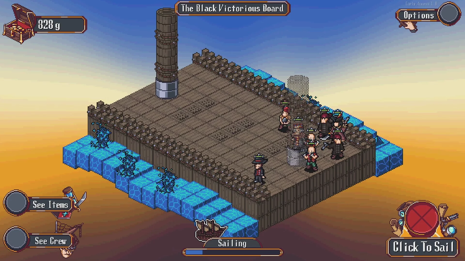 Изображение игры: Click To Sail
