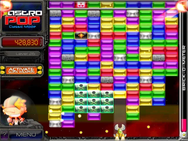 Изображение игры: AstroPop Deluxe