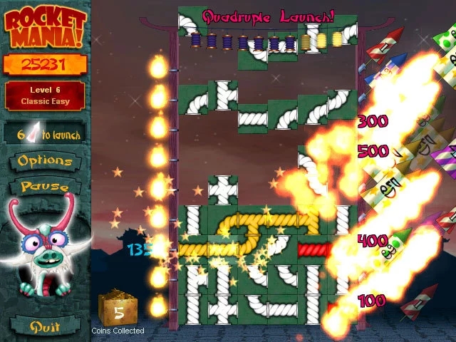 Изображение игры: Rocket Mania Deluxe