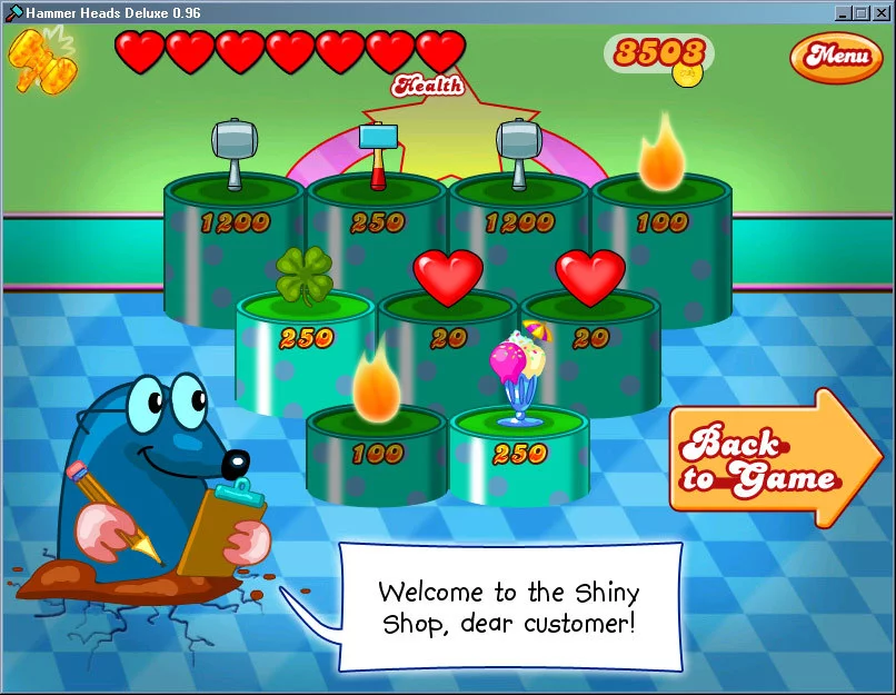 Изображение игры: Hammer Heads Deluxe