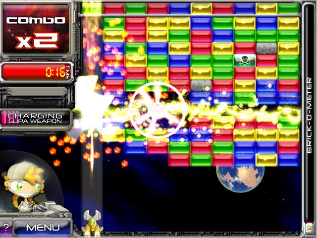 Изображение игры: AstroPop Deluxe