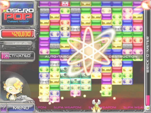 Изображение игры: AstroPop Deluxe