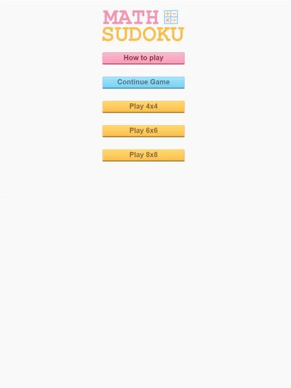 Изображение игры: Math Sudoku