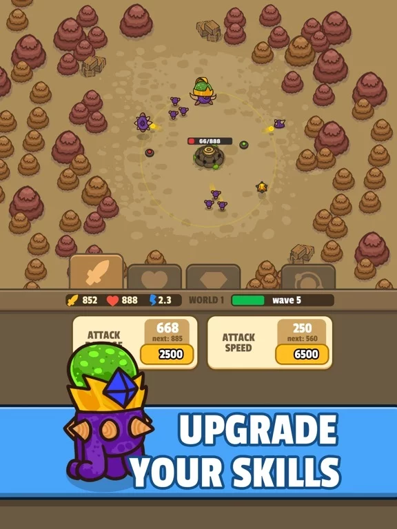 Изображение игры: Idle Fortress Tower Defense