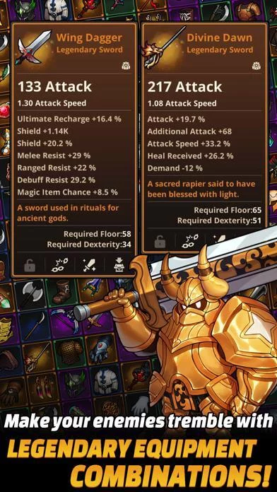 Изображение игры: Loop Dungeon: Idle RPG