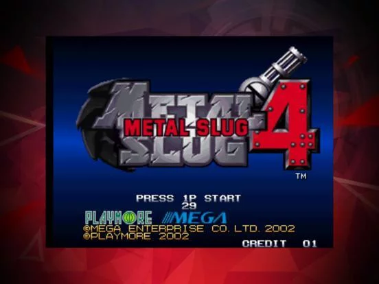 Изображение игры: METAL SLUG 4 ACA NEOGEO