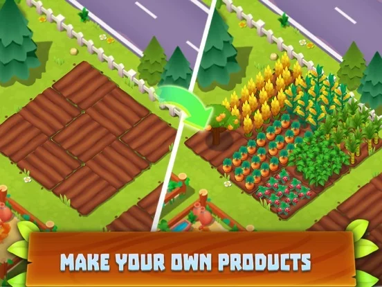 Изображение игры: Supermarket Village—Farm Town