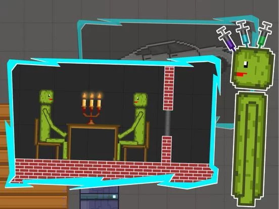 Изображение игры: Melon Ragdoll Playground.