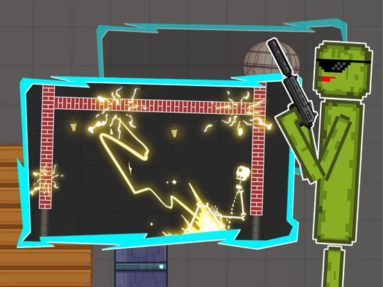 Изображение игры: Melon Ragdoll Playground.