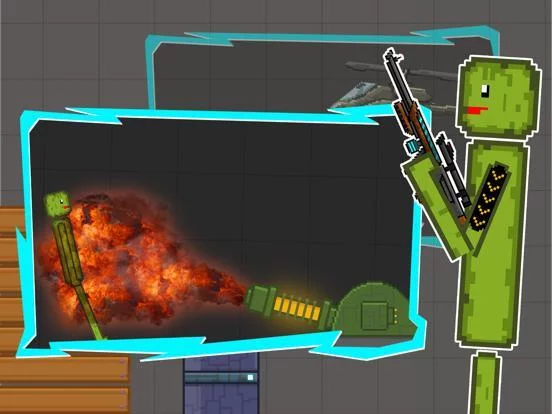 Изображение игры: Melon Ragdoll Playground.