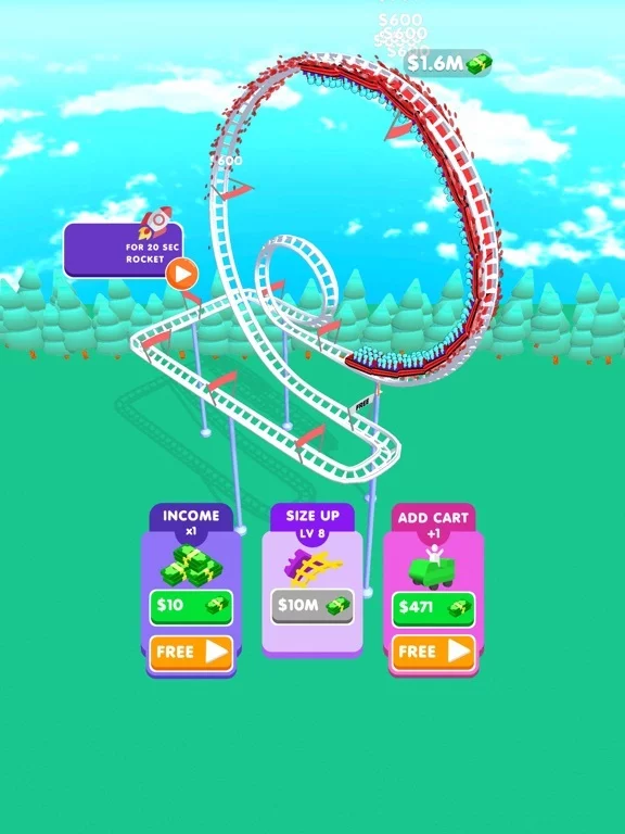 Изображение игры: Theme Park Idle!
