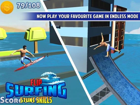 Изображение игры: Flip Surfing Diving Stunt Race