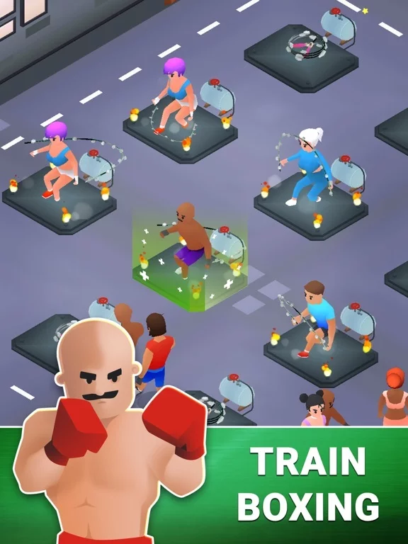 Изображение игры: Boxing Gym Tycoon-Idle Game