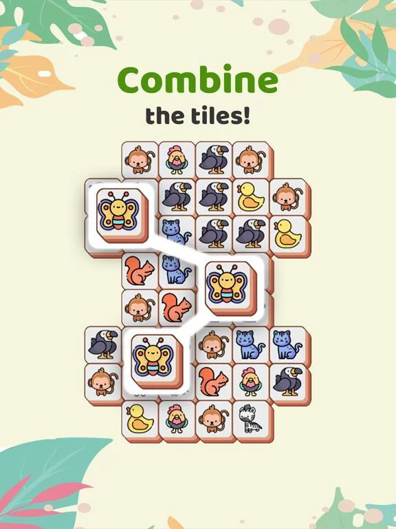 Изображение игры: 3 Tiles - Animal Mahjong Match