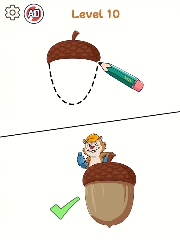 Изображение игры: DOP: Draw Happy Puzzle