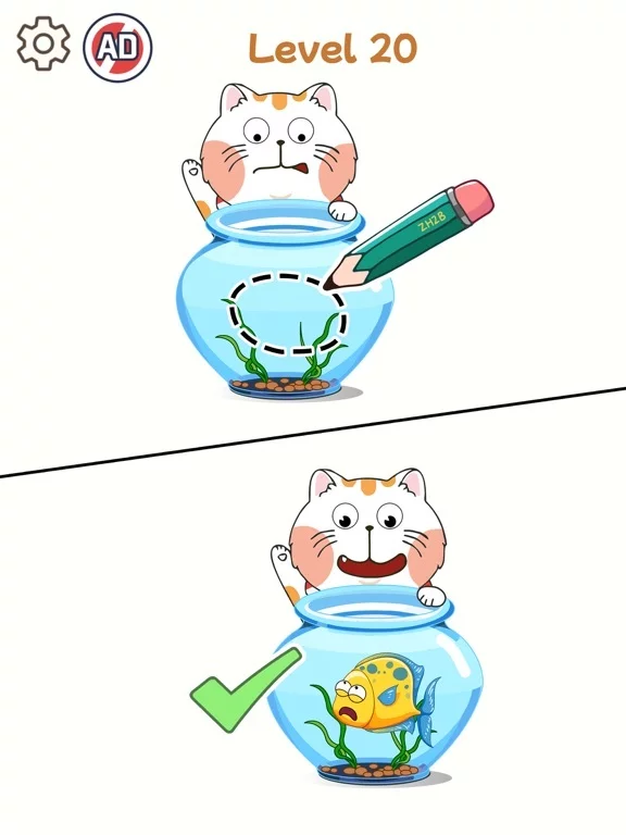 Изображение игры: DOP: Draw Happy Puzzle