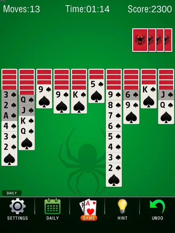Изображение игры: Solitaire Spider 2022