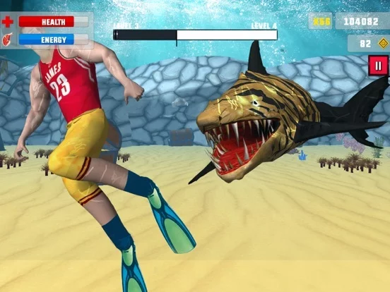 Изображение игры: Shark Attack: Fun Fish Games