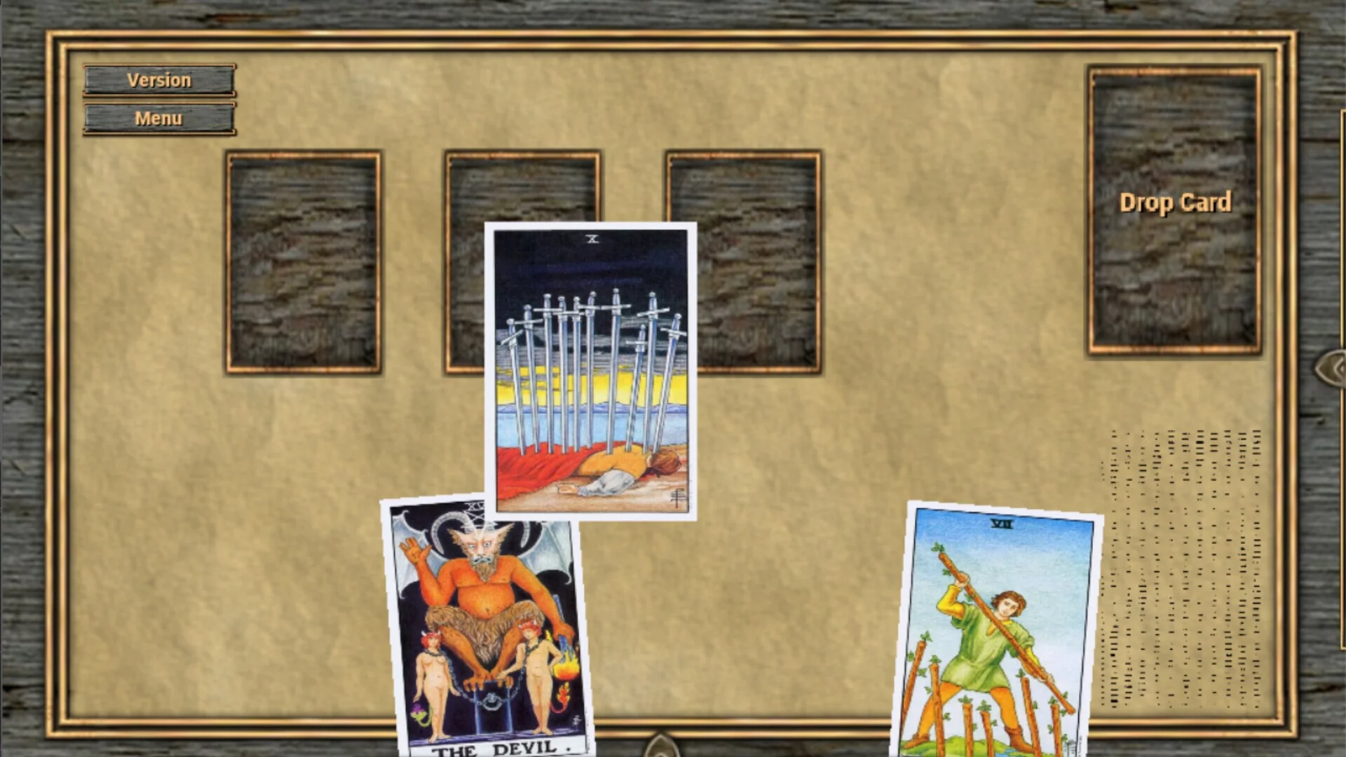 Изображение игры: Tarot for Storytelling