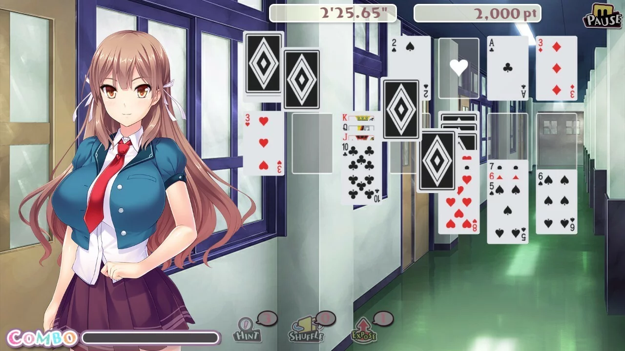 Изображение игры: Pretty Girls Klondike Solitaire