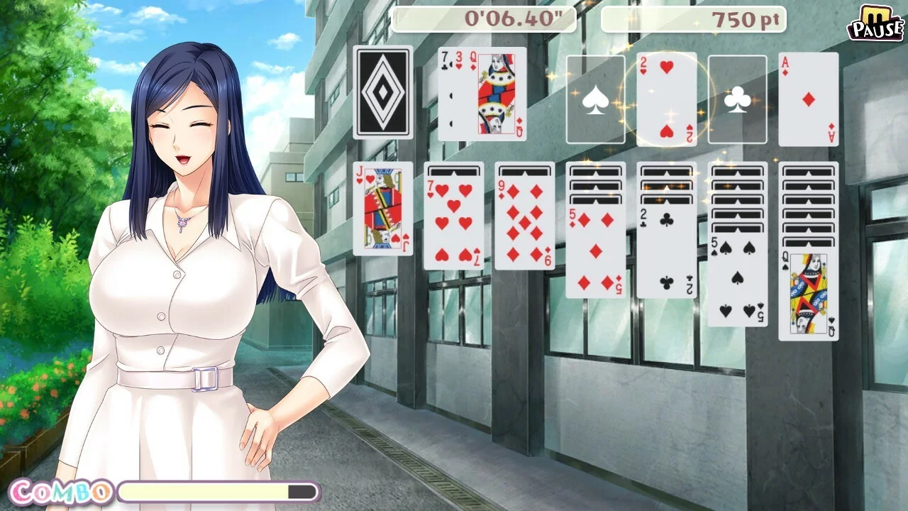 Изображение игры: Pretty Girls Klondike Solitaire