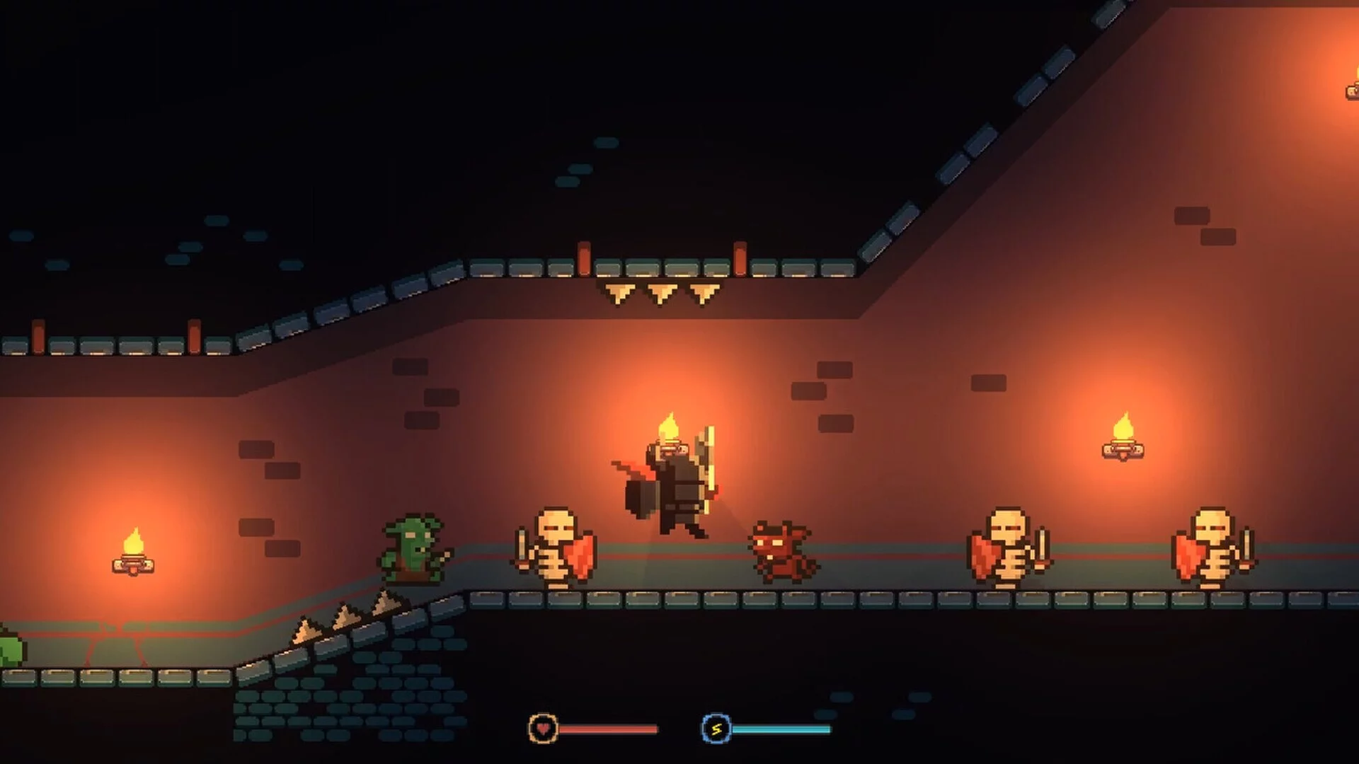 Изображение игры: The Impossible Knight Runner