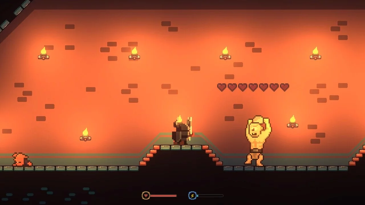 Изображение игры: The Impossible Knight Runner