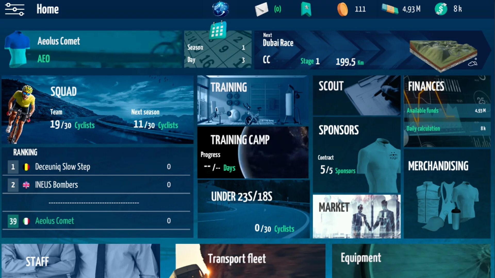 Изображение игры: Live Cycling Manager 2022