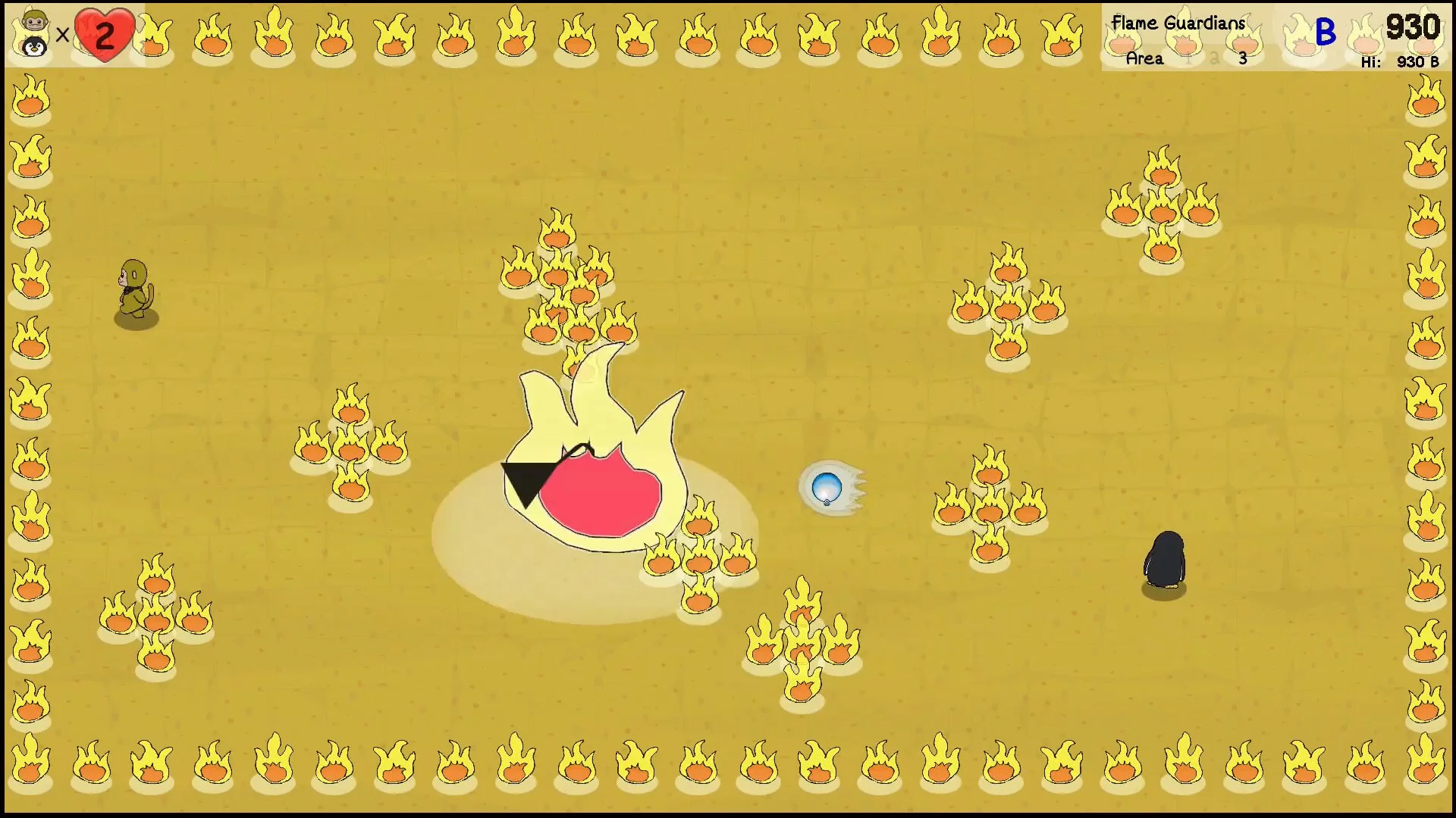 Изображение игры: Joey and Penguin's 2 Player Adventure