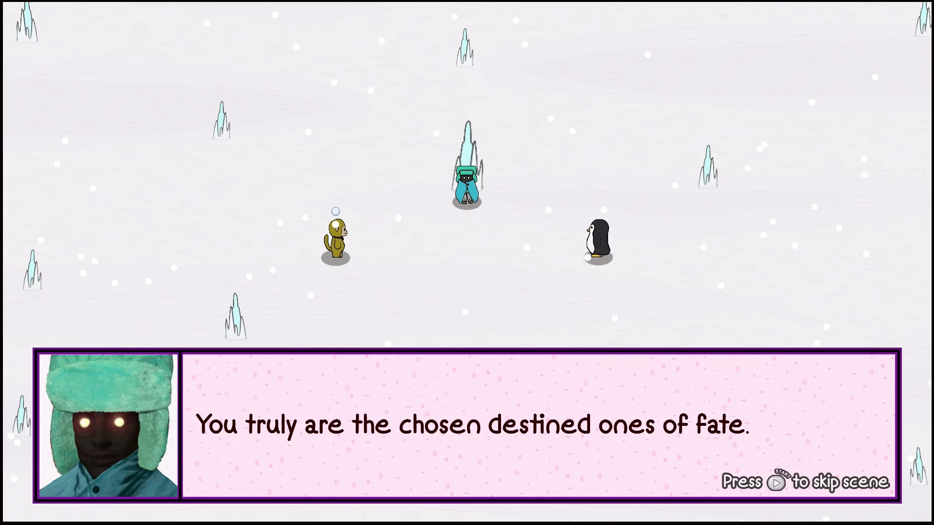 Изображение игры: Joey and Penguin's 2 Player Adventure