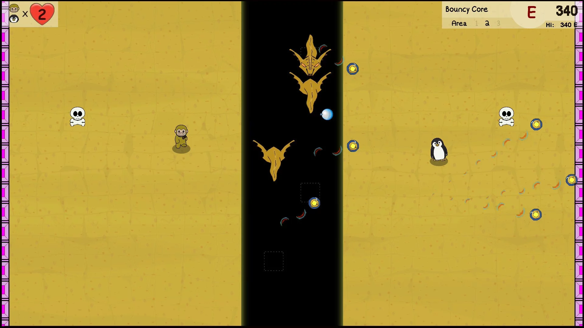 Изображение игры: Joey and Penguin's 2 Player Adventure