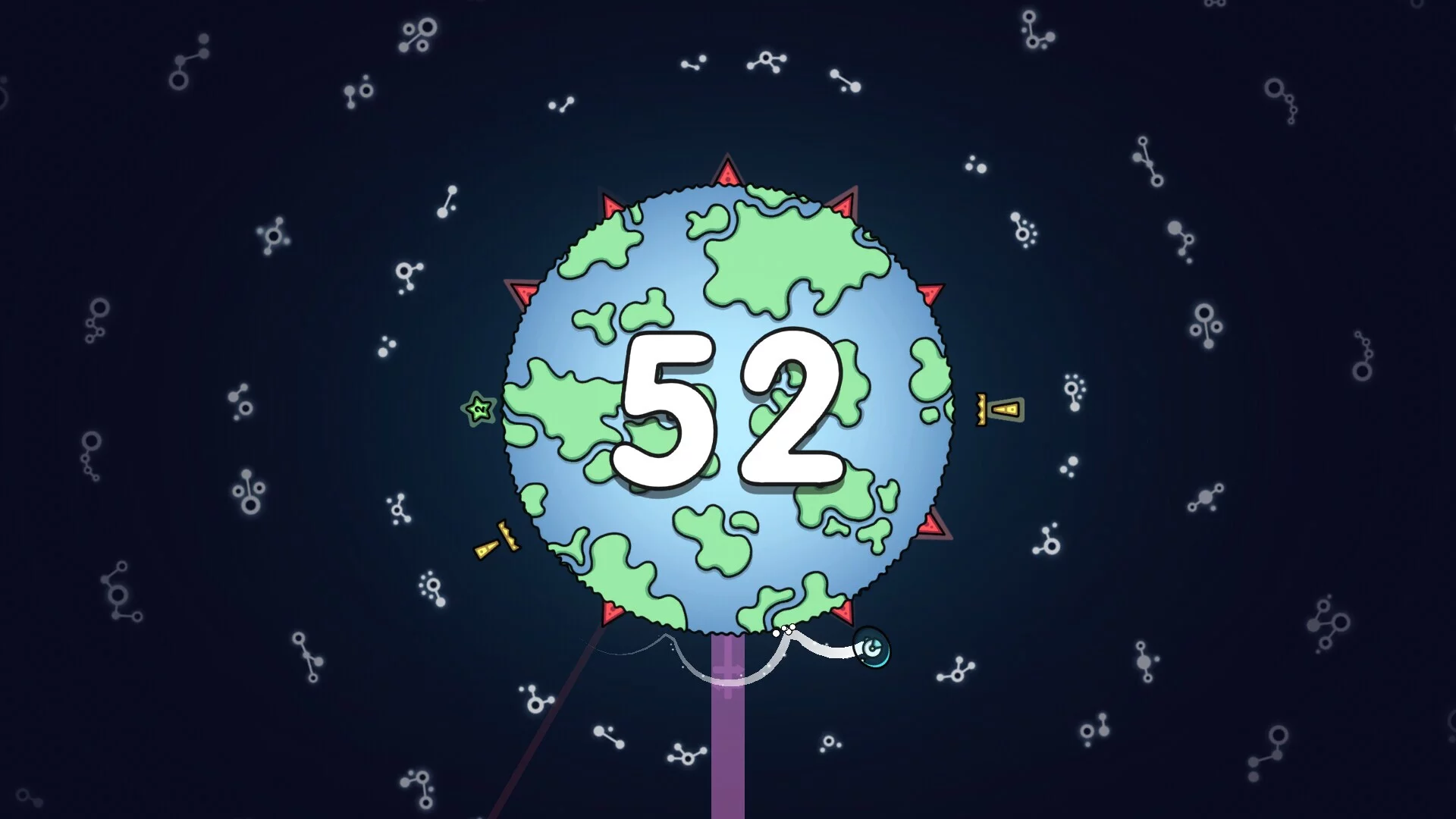 Изображение игры: RunBean Galactic