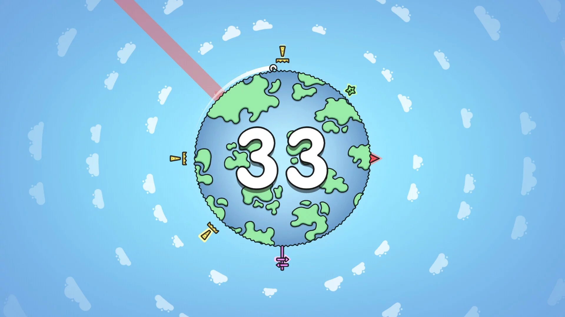 Изображение игры: RunBean Galactic