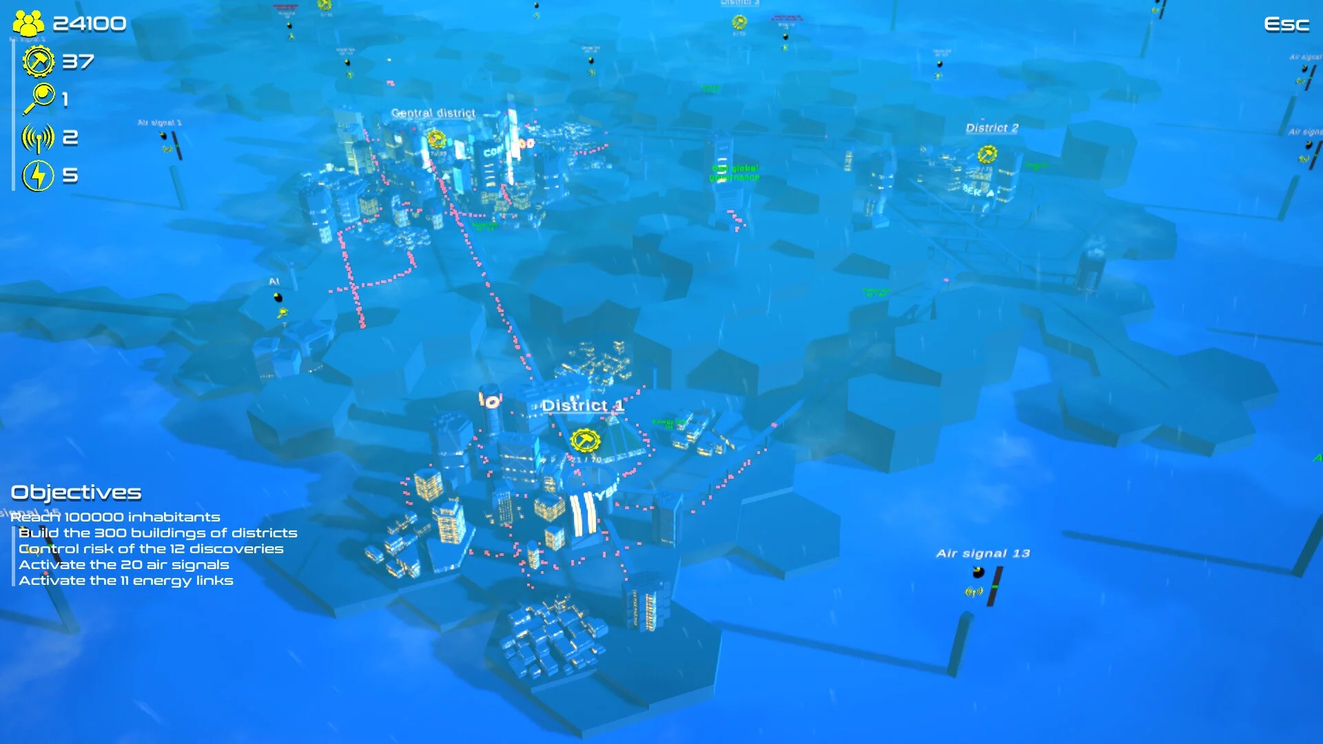 Изображение игры: ACHIEVEMENTS CITY