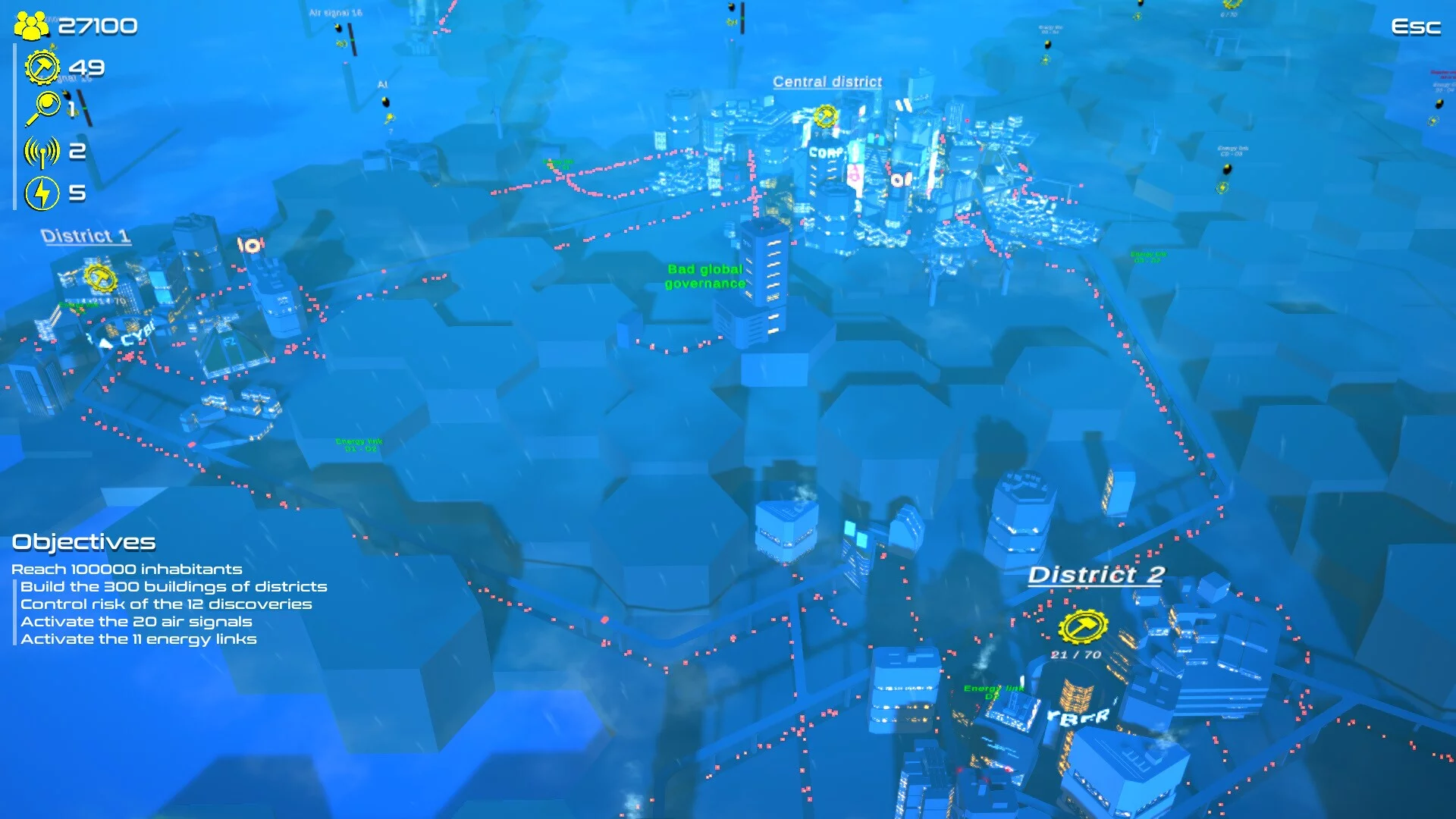 Изображение игры: ACHIEVEMENTS CITY