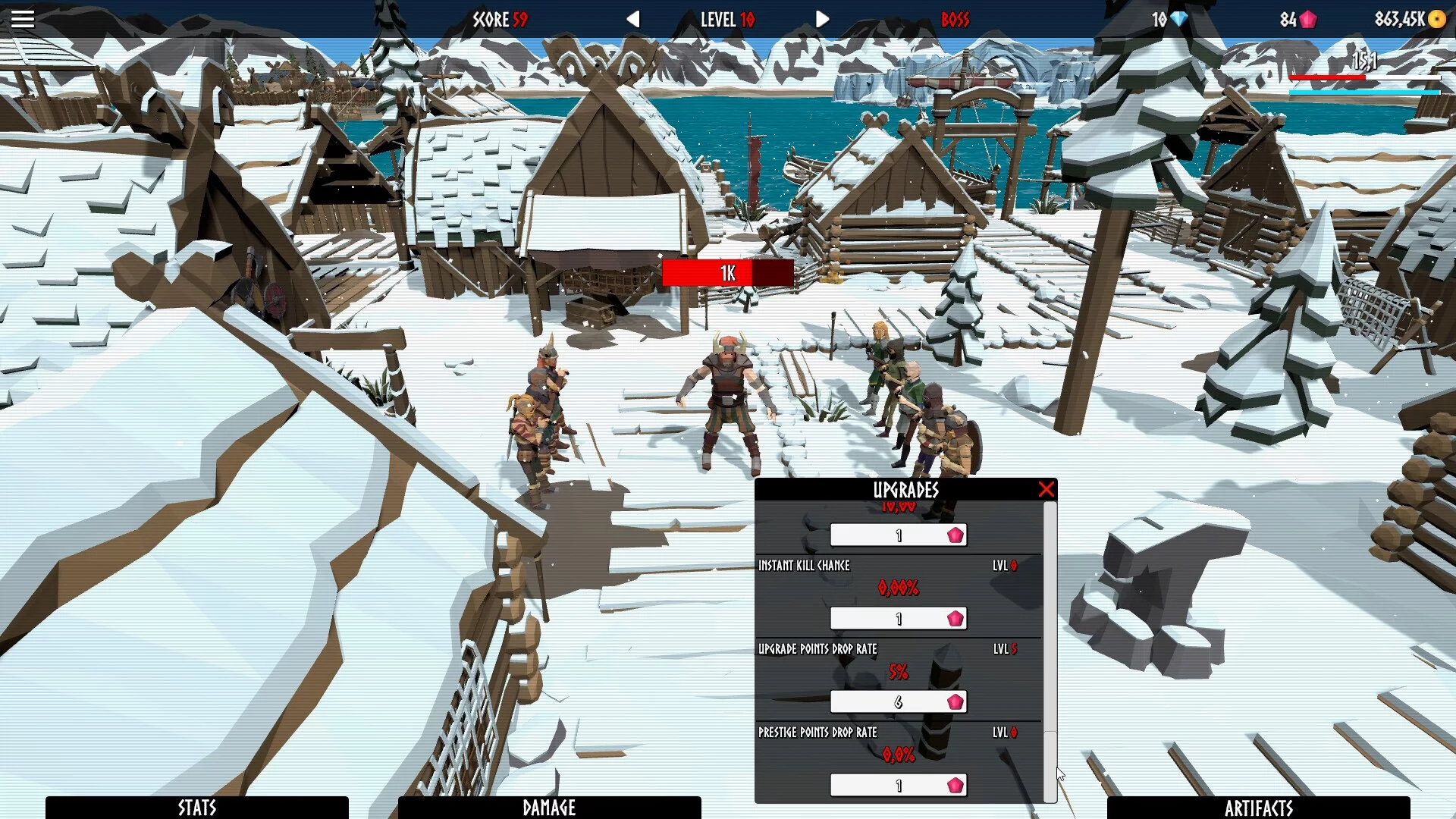 Изображение игры: Idle Vikings Clicker