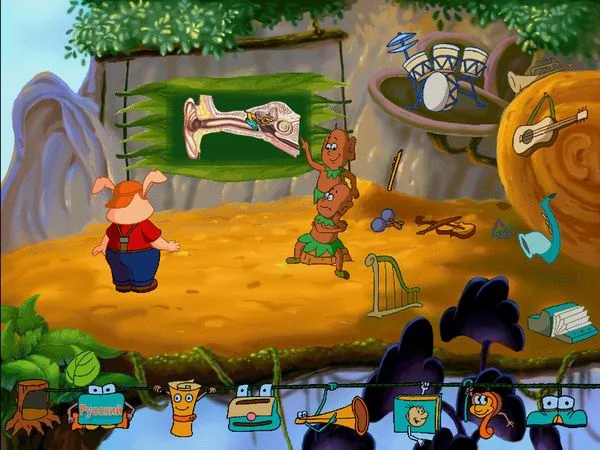 Изображение игры: Pong Pong's Learning Adventure: Mysteries of Human Body