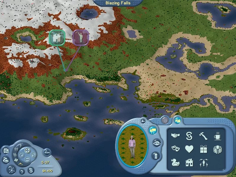 Изображение игры: The Sims Online