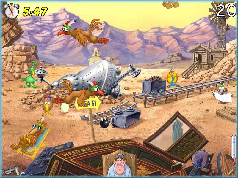 Изображение игры: Chicken Shoot 2.5
