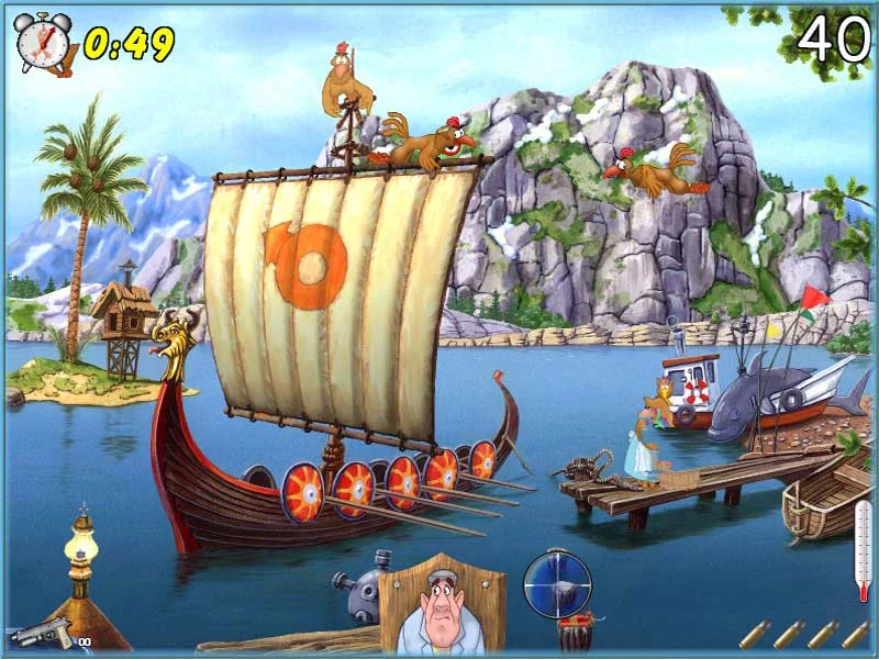 Изображение игры: Chicken Shoot 2.5