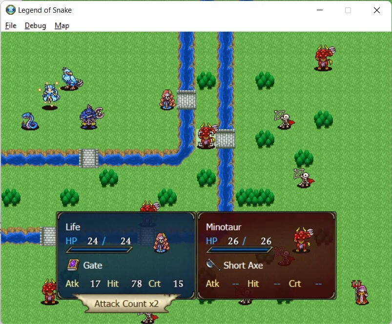 Изображение игры: Legend of Snake