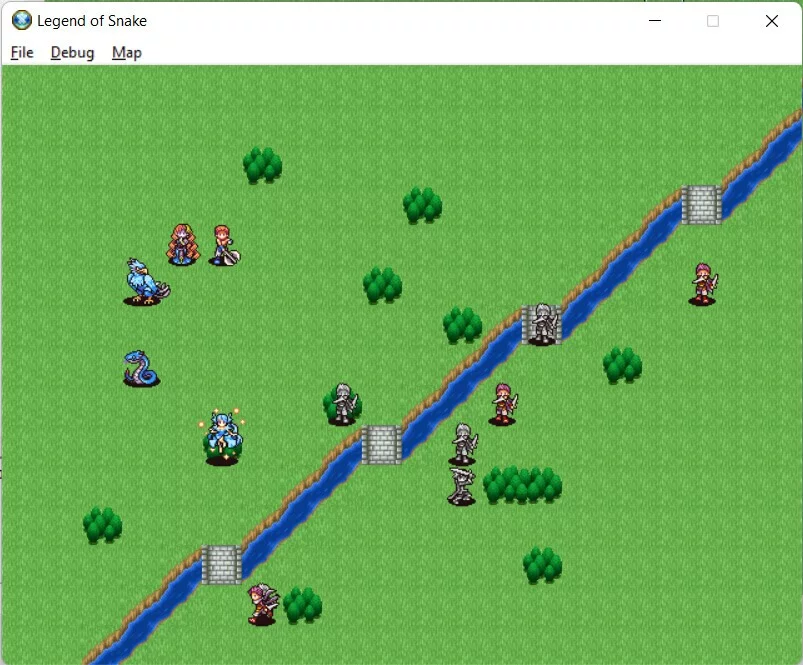 Изображение игры: Legend of Snake