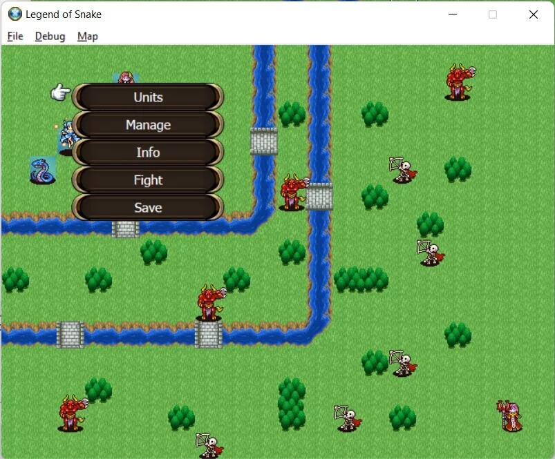 Изображение игры: Legend of Snake