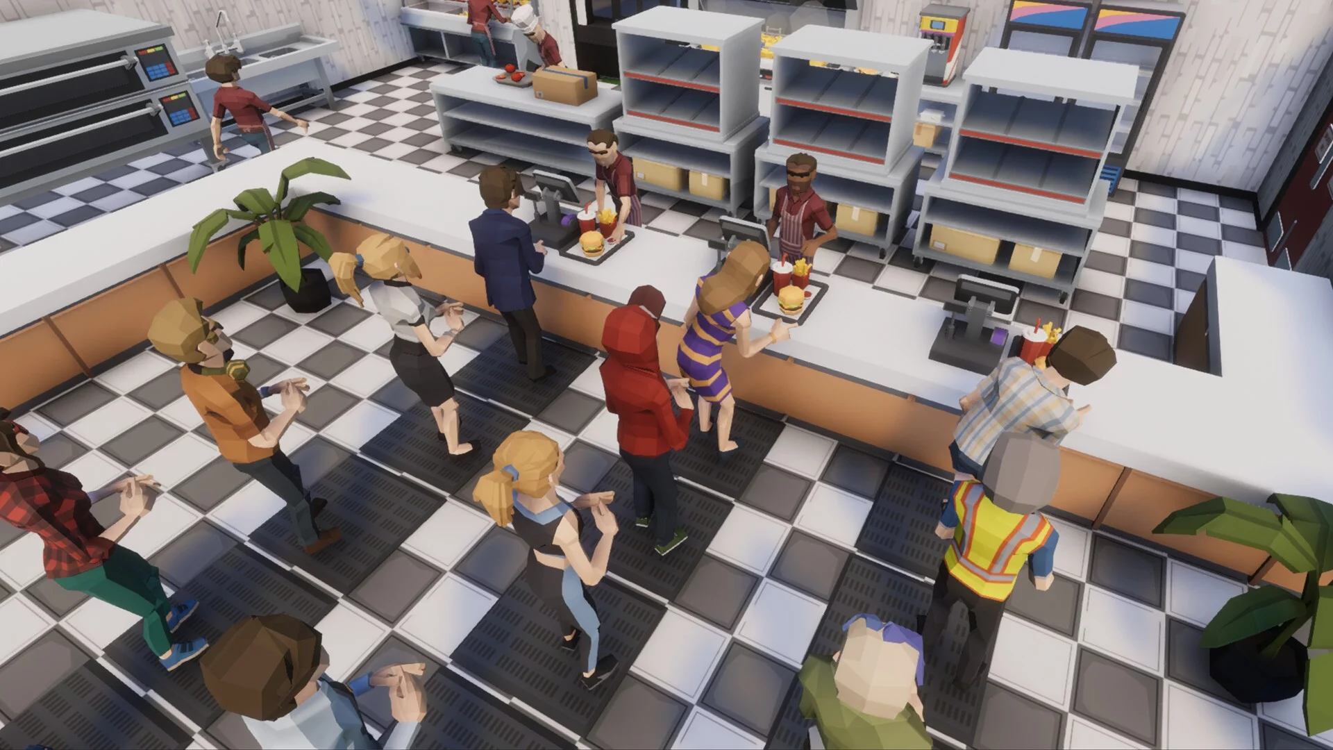 Изображение игры: Mega Fast Food: A Fast Food Simulator Game