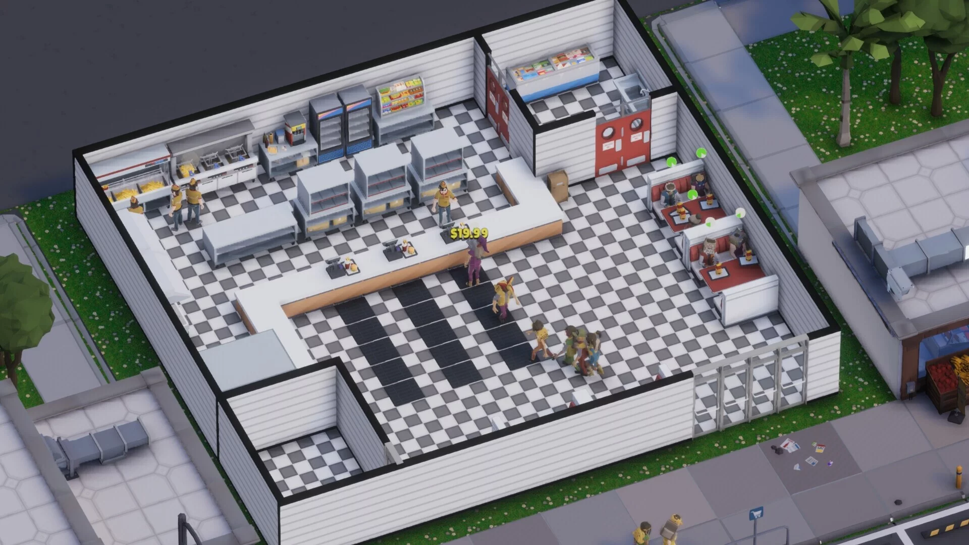 Изображение игры: Mega Fast Food: A Fast Food Simulator Game