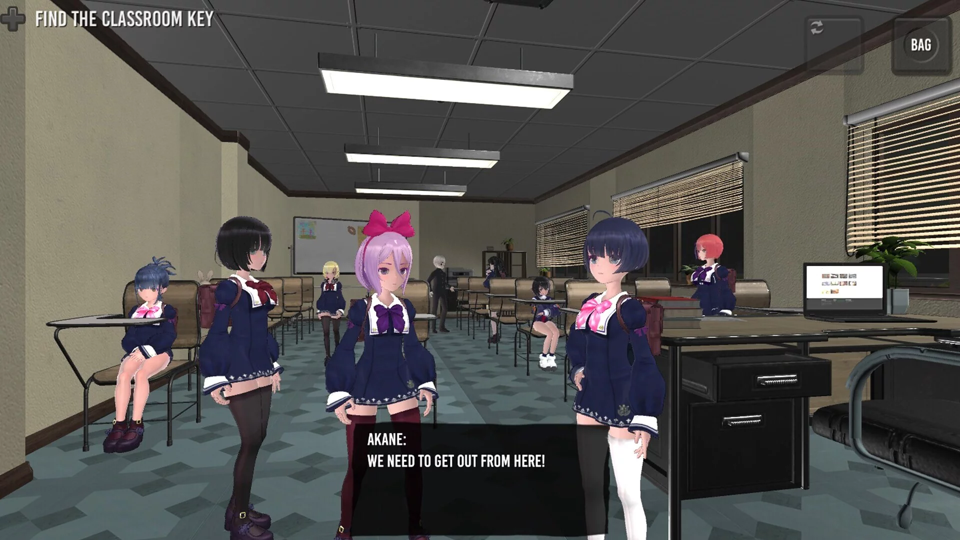 Изображение игры: Scary School Simulator
