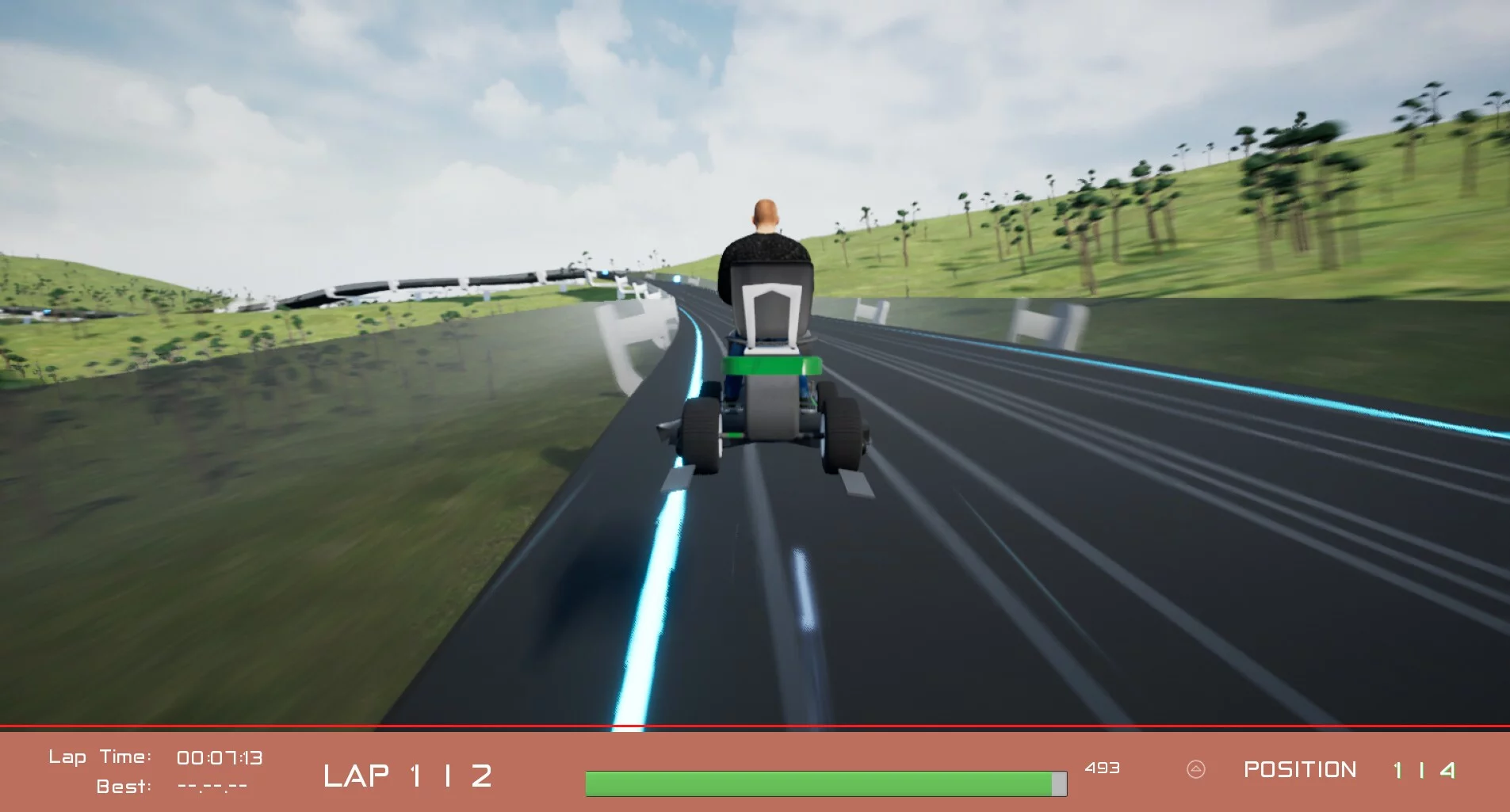 Изображение игры: Lawnmower Game: Space Race
