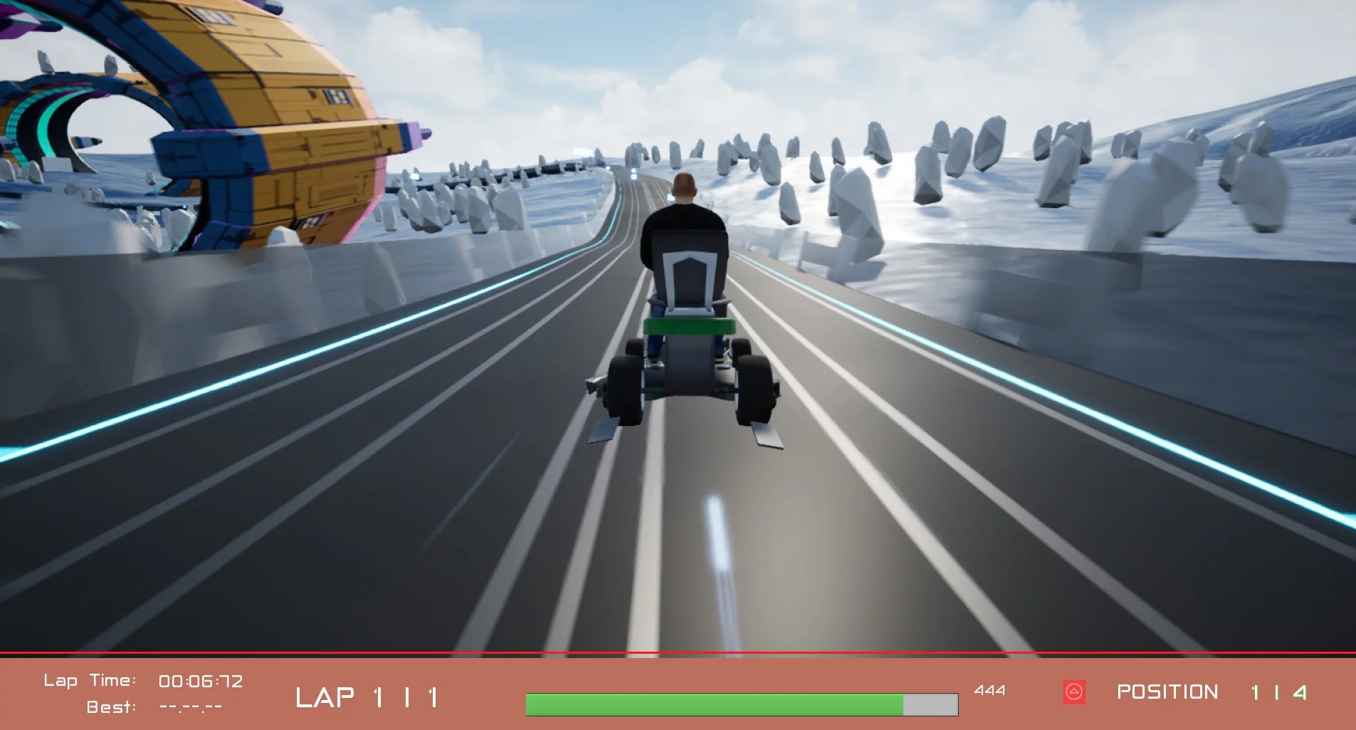 Изображение игры: Lawnmower Game: Space Race