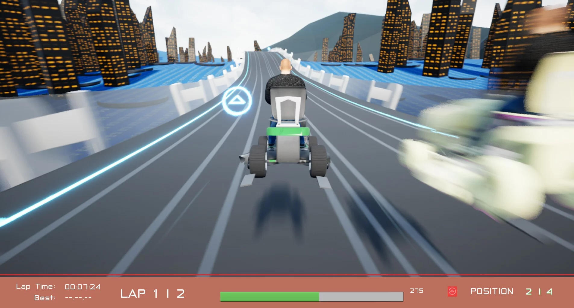 Изображение игры: Lawnmower Game: Space Race